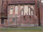 Sanierungsarbeiten an der Fassade der Sakristei der St. Marienkirche Gardelegen
